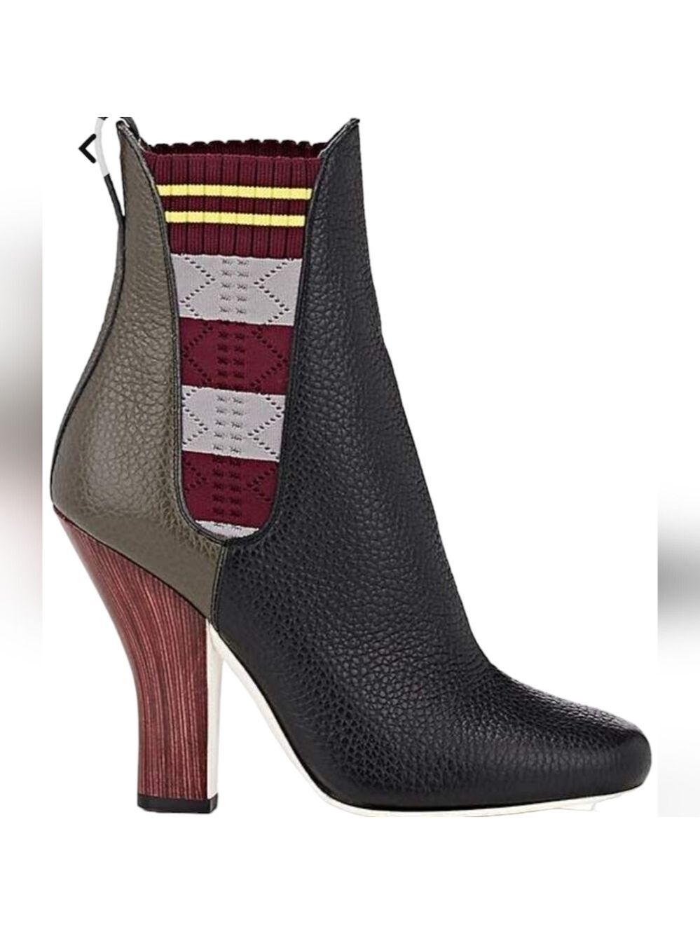 HP. Fendi Women's Leather Ankle Bootie.